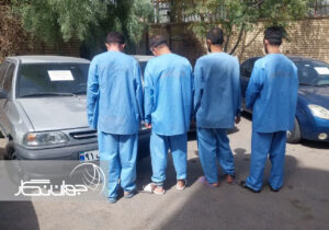 دستگیری باند ۴ نفره سارقین قطعات خودرو در قم