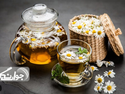 آرامش در یک فنجان دمنوش بابونه