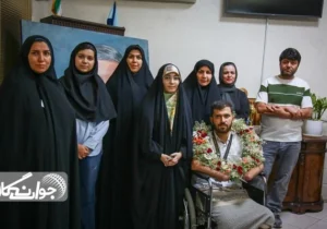 مدالی که رنگ ایثار گرفت