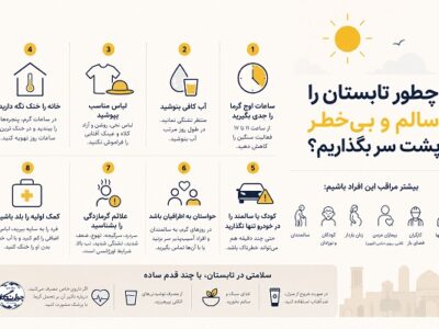 تابستان سالم با رعایت چند توصیه ساده کاربردی
