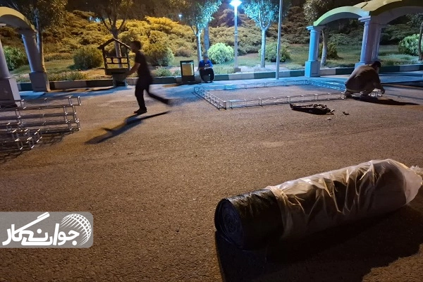 برپایی موکب خدمترسانی هیئت آمادگی جسمانی